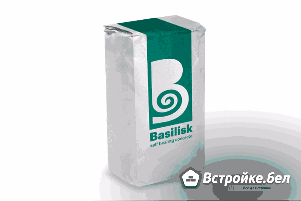 Basilisk Healing Agent for sustainable waterpro concrete